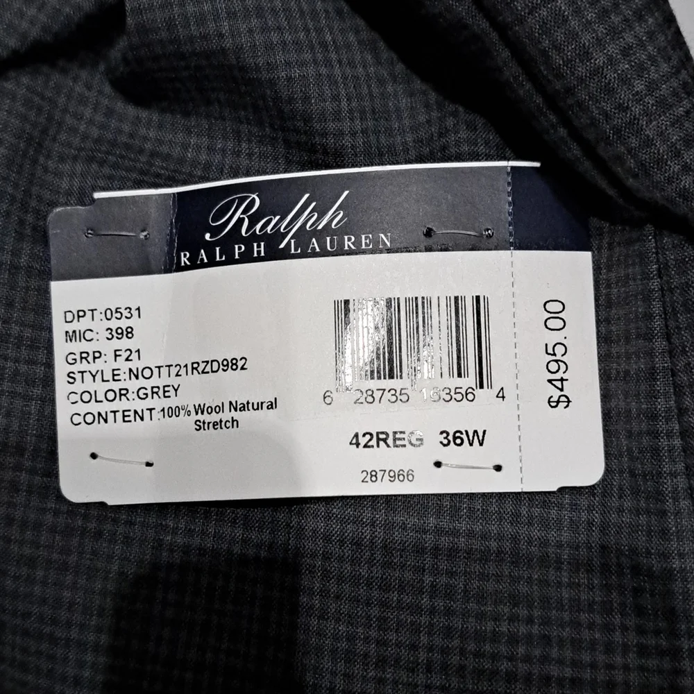 Ralph Lauren Classic-Fit Wool Blend 2-Piece Tailored Suit
